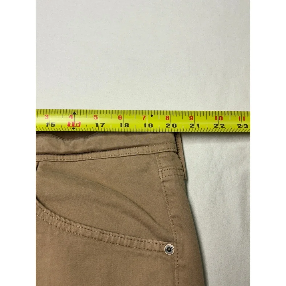 AG Adriano Goldschmied Everett Slim Straight Khaki Pants Tan Mens 40x32 1794SUDL